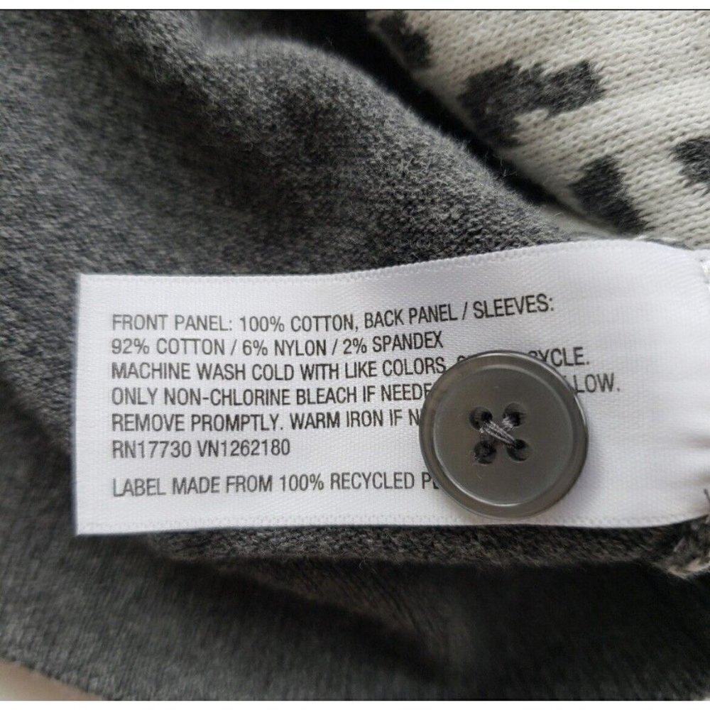 Office buttons Cardigan Sweater dark gray MEDIUM - Picture 15 of 15
